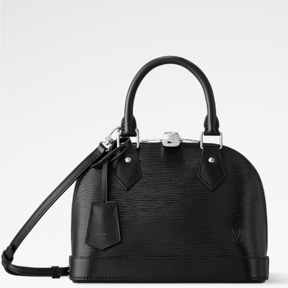 Louis Vuitton Black Epi Leather Alma BB Bag